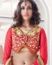 wedant FAshion Wedding Heavy Work Dulhan Collection Self Design Lahengha Choli Golden & Red